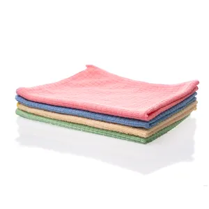 Ultra Clean Lint-free Household Small Grid Microfiber Cleaning Cloth