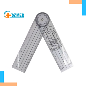 Tıbbi öğrenci profesyonel çok cetvel gonyometresi Ruler cetvel 360 derece açı bulucu ölçme aracı Spinals gonyometresi - Product Image 1