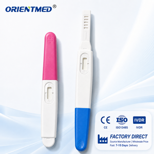 Prueba <span class=keywords><strong>de</strong></span> <span class=keywords><strong>embarazo</strong></span> <span class=keywords><strong>de</strong></span> orina HCG <span class=keywords><strong>de</strong></span> 4 mm para uso en casa <span class=keywords><strong>con</strong></span> lectura por dedo, tipo tira, caja, cassette, Rabbit, para detección a partir <span class=keywords><strong>de</strong></span> 3 <span class=keywords><strong>semanas</strong></span> - Product Image 1
