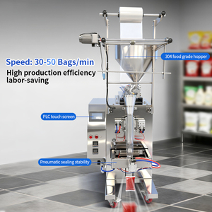 Tự động Túi nhỏ 3 bên con dấu dán máy đóng gói điện khí nén Tương Ớt lỏng mật ong nước sốt máy đóng gói - Product Image 5
