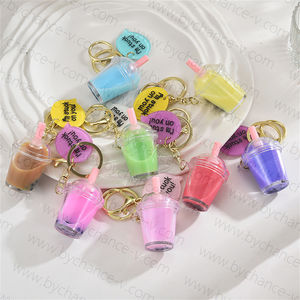 حفلة المفضلة الأزياء الشعبية الملحقات فقاعة الشاي الصغيرة العصرية المفاتيح متجر المشروبات مطعم الترويجي هدية شكرا لك - Product Image 3