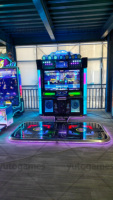 Machine de jeu de danse rythmique E-Dance Fame à monnayeur, tapis de danse, machine d'arcade pour centre de jeux