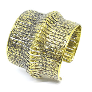 Quality Handicrafts Gold-Plated & Brass Metal Wire Cuff Bracelet summer festival Manufacturer from India Gift <b>for</b> woman <b>man</b> girl - Product Image 6
