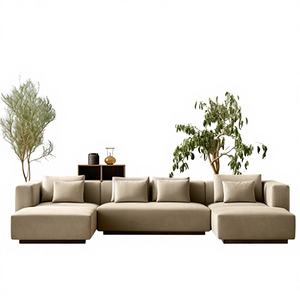 Sofá Seccional en L Estilo Americano Tufted, Muebles para el Hogar, Venta Caliente Sigma 2026, Tela Chesterfield Personalizada para Sala de Estar <span class=keywords><strong>Soho</strong></span> - Product Image 1