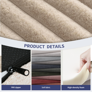 Sofá de espuma de pana modular de esponja comprimida, conjunto de muebles para sala de estar, productos personalizados, paquete al vacío - Product Image 2