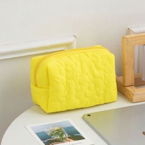 Cosmetic Bag <b>Top</b> Quality Plush Zipper Makeup Toiletry Bag for Female - Product Image 2