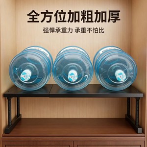 Adjustable Height Wardrobe Shelf Divider 3 Tier Rectangle Standing Type Clothing Organizer No Installation Required - Product Image 2