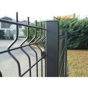Recinzione modulare completa antracite con piastre di fissaggio a terra H 180 cm 20 m attrezzatura per l'allenamento di lunghezza lineare - Product Image 3
