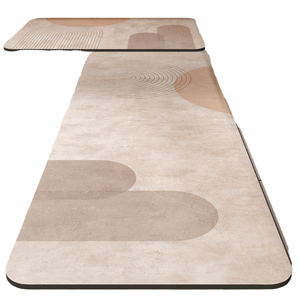 Juego de 2 Alfombras de Cocina de Diatomita, Impresas Personalizadas, Suaves, Absorbentes, Aptas para Mascotas, Lavables, Acolchadas y Antideslizantes - Product Image 1