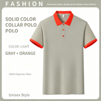 Polo personnalisé avec logo pour le personnel de restaurant, café, serveur, uniforme de travail pour la restauration rapide