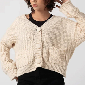 Women Lightweight Knitted <b>Cardigan</b> Sweater Comfortable Winter Clothing Everyday Casual Wear Women <b>Cardigan</b> in Bulk Quantity - Product Image 2