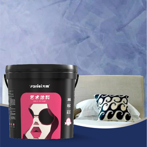 Pintura de Pared Artística Resistente a los Arañazos Qihang, Revestimiento Líquido de Emulsión con Textura de Gamuza de Lujo para Hoteles y Salas de Exhibición - Product Image 5