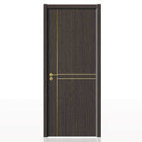 Bền Sử Dụng Giá Thấp Rắn Cửa Gỗ Cứng Nội Bộ Hiện Đại Composite Cửa Chính