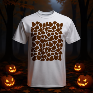 Giraffe Pattern T-<b>Shirt</b> Adult Unisex <b>Halloween</b> Costume <b>Shirt</b> - Product Image 3