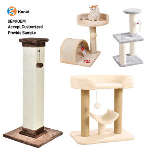 Güvenli basit tasarım kapalı küçük kedi tırmanma çerçeve tırmalama ağacı kedi tırmanma çerçeve tırmalama sütunu - Product Image 1