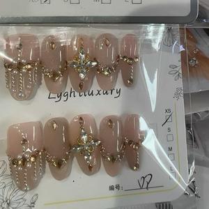 <span class=keywords><strong>Uñas</strong></span> Postizas de Longitud Media, Diseño Aleatorio, 10 Piezas/Juego, <span class=keywords><strong>Uñas</strong></span> Postizas con Efecto Ojo de Gato, <span class=keywords><strong>Elegantes</strong></span> <span class=keywords><strong>para</strong></span> Bodas - Product Image 5