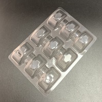 Plateau à chocolat personnalisé, emballage en blister transparent pour truffes, emballage en coquille