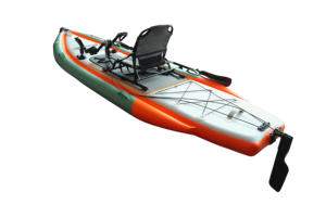 Kayak de pêche <span class=keywords><strong>gonflable</strong></span> pliable à pédales pour une personne Vicking 360 cm, en PVC, personnalisé, garantie 3 ans, vente de 3 kayaks - Product Image 5