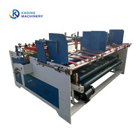 Pressage de carton ondulé Gluer Pressing Type Machine de collage pliante semi-automatique