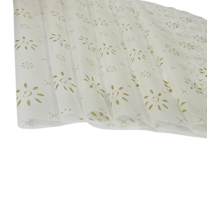 Papel de regalo de impresión blanca directa de fábrica Material de papel tisú a prueba de humedad Revestimiento de papel de copia personalizable Zapatos de ropa - Product Image 1