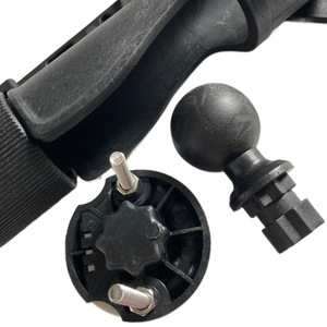 Support de canne à pêche avec joint à rotule et base hexagonale pour cannes à pêche en kayak, en matériau ABS - Product Image 3
