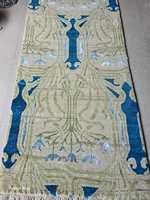 High Quality Handmade Wool/Silk Area Rug Runner Customizable 3ft X 20ft Abstract Hand Knotted Stain Resistant Pet Friendly Flat