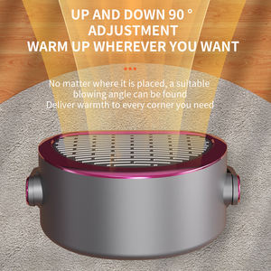 Pemanas Kipas Portabel 2-in-1 yang Dapat Diisi Ulang, Pemasangan di Meja dan Lantai, Pemanas Mini Plastik untuk Musim Dingin dengan Termostat yang Dapat Disesuaikan, Cocok untuk Kamar Mandi - Product Image 3