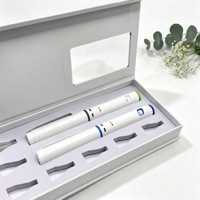 Boîte d'emballage magnétique personnalisée en gros, boîte à stylos multi-compartiments pour un rangement facile