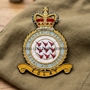 RAF AEROBATIC TEAM High Quality Lace Embroidered Patch <b>Sew</b>-On Fabric Badge Luxury Design for Garment Safety <b>Pin</b> - Product Image 2