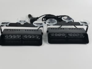 Feux de détresse à LED pour <span class=keywords><strong>pare</strong></span>-<span class=keywords><strong>brise</strong></span> avant de voiture et camion, double couleur, 16 LED universelles 12-24V avec 26 motifs de clignotement disponibles - Product Image 3