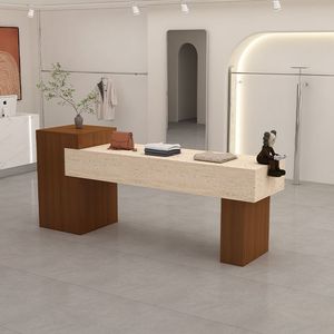 El centro <span class=keywords><strong>de</strong></span> la tienda cuenta con una exhibición fluida, simple y moderna <span class=keywords><strong>de</strong></span> vitrinas con estampado <span class=keywords><strong>de</strong></span> piedra - Product Image 3