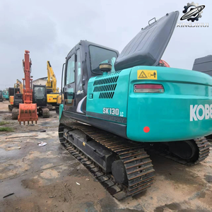 Excavatrice sur chenilles d'occasion Kobelco 130, marque japonaise d'origine, 13 tonnes, mini-excavatrice compacte. - Product Image 5