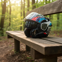 Casque Intégral de Moto LS2 FF906 Original Solid 6K Fibre de Carbone Double Visière Hommes avec Boîte d'Origine
