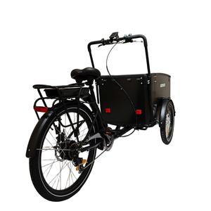 Vélo cargo électrique à 3 roues, entrepôt européen, Lastenrad Bakfiets néerlandais pour usage familial quotidien - Product Image 2