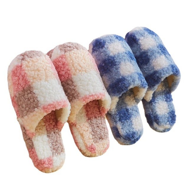 Women's House Slippers Memory Foam Fluffy Soft Slippers Slip on Winter Warm Shoes for Women