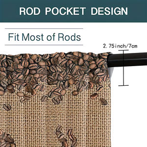 Cortinas Transparentes Florales Marrón Púrpura Vintage 90gsm Modernas de Lujo Personalizables con Bolsillo para Barra, Aislantes y con Filtro de Luz Voile 3D - Product Image 4