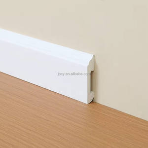 Paneles de rodapié PS de fábrica, textura de <span class=keywords><strong>madera</strong></span> blanca, decorativo, moderno, Retro, PS, rodapié, accesorio de suelo, tablero Base PS - Product Image 4