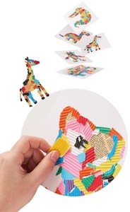 Set Creativo per Bambini per <span class=keywords><strong>Disegno</strong></span> con Carta Strappabile, Giocattolo Educativo Sicuro ed Ecologico per Genitori e Figli, Kit Completo per Decorazioni Domestiche - Product Image 2