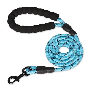 2024 Bulk offer Multi colors pet collars leashes harnesses reflective leash dog training collar and leash sets for dogs