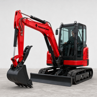 Mini-excavatrice à bas prix, 1 tonne, 1,5 tonne, 2 tonnes, moteur diesel CE, hydraulique, pour espaces étroits, mini-excavatrice sur chenilles pour jardin, pas cher