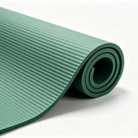 Tapete de Yoga NBR con Logotipo Personalizado - Alta Densidad, Celda Cerrada, Resistente al Agua, Antideslizante, Correa de Transporte, Grosor Personalizable