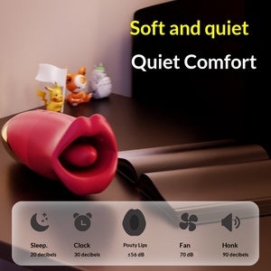 Estimulador de vibración con simulación de lengua grande que lame, vibrador para mujeres, producto para adultos. - Product Image 4