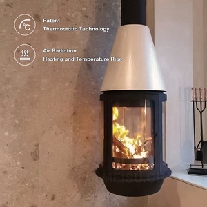 Ventiladores de Chimenea Personalizables MEISU.CH, Chimenea Colgante de Techo Europea de Bioetanol/<span class=keywords><strong>ETanol</strong></span>, sin Ventilación, con Vidrio - Product Image 5