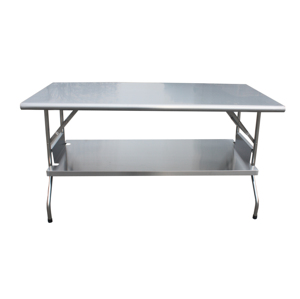 Jincheng table de travail robuste pour la cuisine <span class=keywords><strong>restaurant</strong></span> commercial table de travail pliante en acier 304s/<span class=keywords><strong>s</strong></span> - Product Image 1