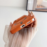 Étuis de téléphone portable Shengyang S24/S25/S26 Ultra Luxury en cuir PU magnétique antichoc avec estampage à chaud couleur unie