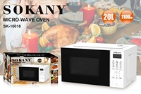 Four à micro-ondes SOKANY 10018 avec grill 20L blanc, vente directe fabricant professionnel, appareils électroménagers