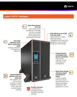 Système d'alimentation sans interruption Vertiv Liebert GXT5, alimentation sans interruption en ligne 1 kVA, montage en rack pour ordinateur