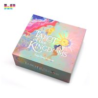 Fans de cartes de Tarot et de Oracle, pièces, grand cartes imprimés personnalisés, pont de cartes, Tarot à impression magique