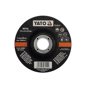 Disco de Corte de Metal Yato 115 x 2.5 x 22 mm, Disco Abrasivo Grueso para Pulir Acero - Product Image 1