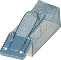Piège à rats en métal massif réutilisable et sans cruauté, pour intérieur et extérieur, avec construction galvanisée à chaud, cage à souris